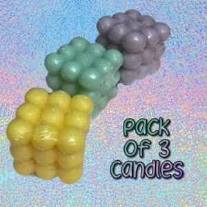 New - Set of 3 Candles